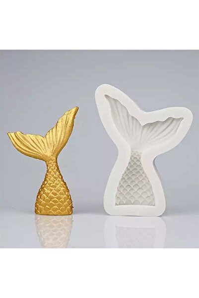 Adana Pasta Malzemeleri قالب سيليكون على شكل ذيل حورية البحر BT-36S صغير الحجم