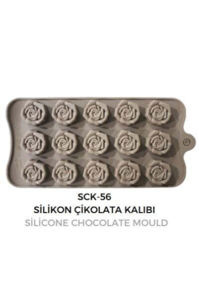 Adana Pasta Malzemeleri SCK-56 ÇOKLU GÜL SİLİKON ÇİKOLATA KALIBI
