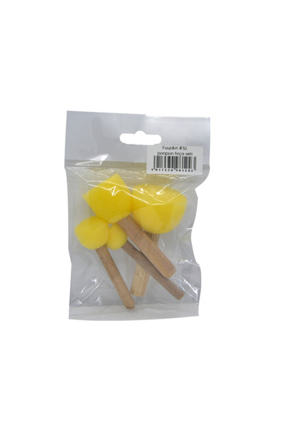 fourArt 4-ПОНПОННА СЕТКА ЩІТОК