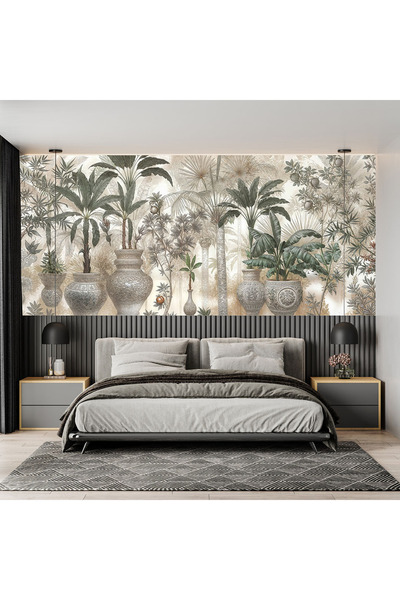 Home Saksılar içinde çiçekler ve narlar poster duvar kağıdı