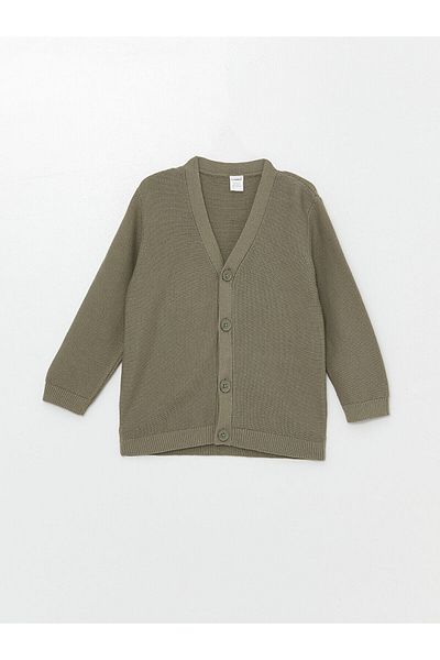 LC Waikiki Lcw V-Neck Basic Baby Boy Cardigan