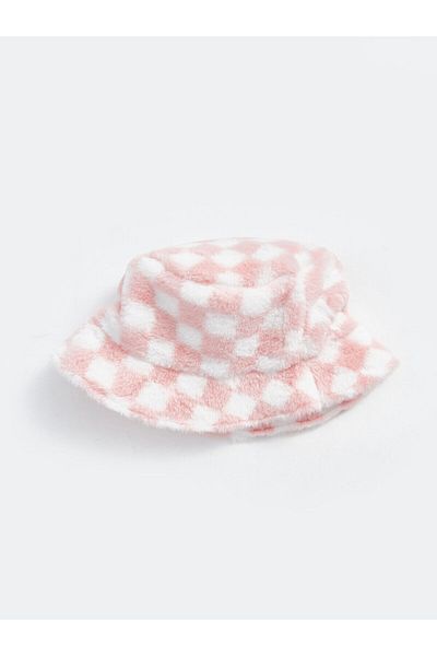 LC Waikiki Lcwk karierte gemusterte Bucket-Mütze für Mädchen