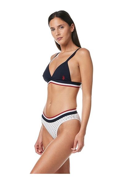 U.S. Polo Assn. Nova Polka Dot Women's Bustier and Shorts Set - Mer.6.6.D.E.D.92.Us.2.P5.L/3