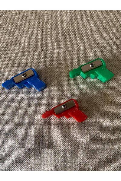 Hasyılmaz Vintage Pistol Type Pencil Sharpener 1 Piece - Groceries Collection Pencil Sharpener 1980s