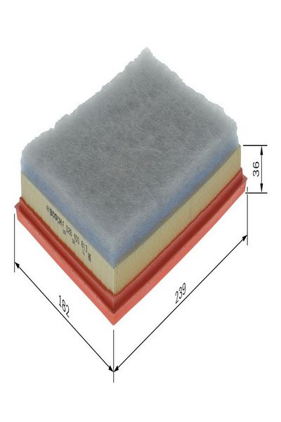 Bosch Air Filter Opel Astra 1.5 Bluehdi 130 11/2021 - Onward 96 (Kw) O5