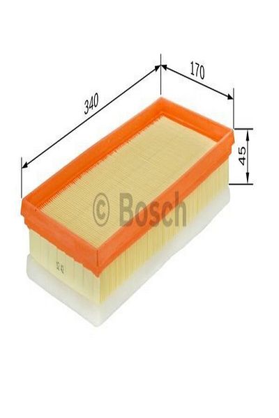 Bosch Air Filter Volvo S40 I 1.9 T4 5/1997 - 7/1999 147 (Kw) 644