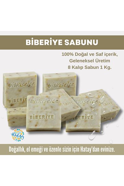 bitkiselce Rosemary Soap with Pure and Natural Ingredients 950 Gr (8 Molds)