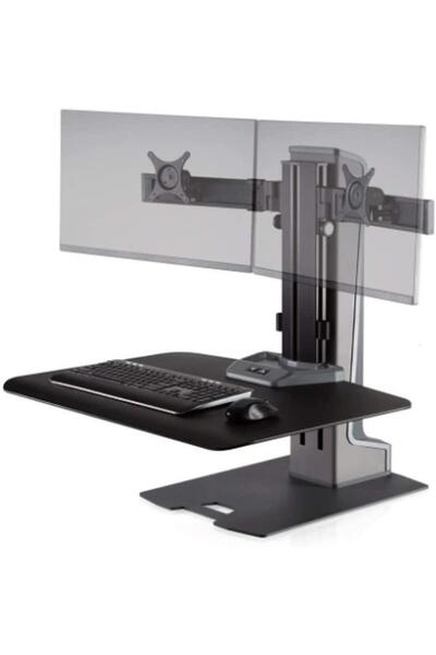 WİNSTONE Winston-E WNSTE-2-270 Motorlu Masaüstü Monitör Standı (Çift Monitör)