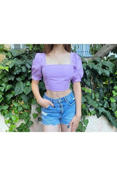 Ayçanın Örgüleri İp Sırtlı Crop