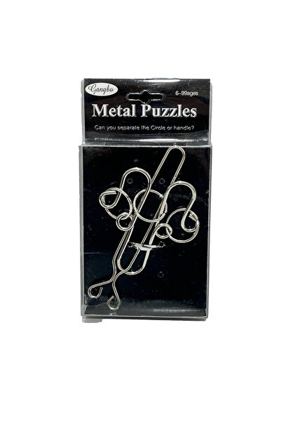 Hasyılmaz Metal Puzzle - Zeka Geliştirici Oyun - Eğitici Beceri Oyunu (Model 4)