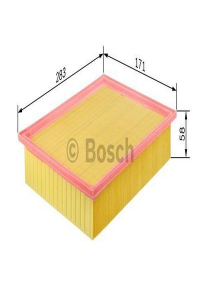Bosch Air Filter Mercedes E 200 Cabrio 7/1993 - 6/1998 100 (Kw) 124
