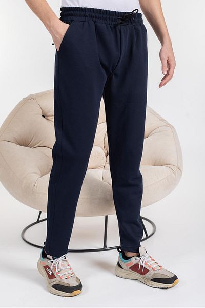 Mutlu City Basic Trendy Ανδρικά Φούτερ - Ύφασμα διπλού προσώπου, Άνετη εφαρμογή, κομμένο παντελόνι, Navy-2880