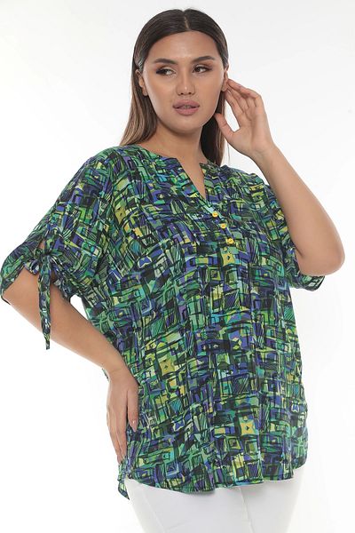 Lady Majestic Viscon Plus Size Blouse