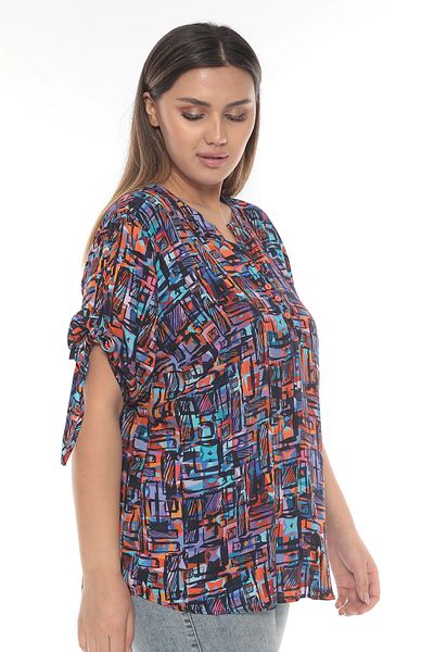 Lady Majestic Viscon Plus Size Blouse