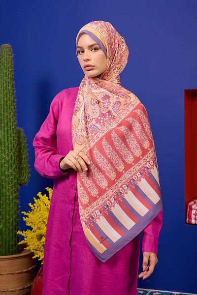 İpekhan Marrakech Συλλεκτικό Μαλακό Περιτύλιγμα Salmon Violet 3049-06