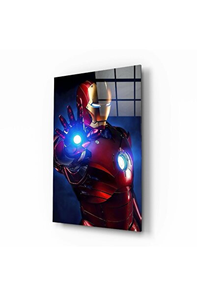 Genel Markalar Demir Adam – Iron Man Cam Tablo | Hediyelik, Dekoratif, Ofis, ...