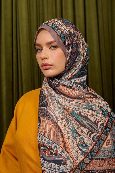 İpekhan Marrakech Συλλεκτικό Μαλακό Σάλι Mink Salmon 3047-10