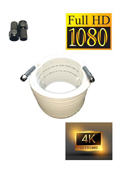 ONLİ RG6-U4  4K/FULL HD/3D ANTRESİT CONTALI F KONNEKTÖRLÜ ÇANAK ANTEN UYDU KA...