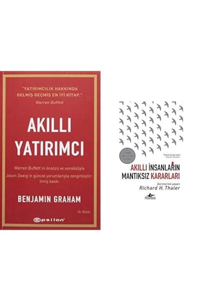 Epsilon Yayınevi AKILLI YATIRIMCI;AKILLI INSANLARIN MANTIKSIZ KARARLARI 2 SET