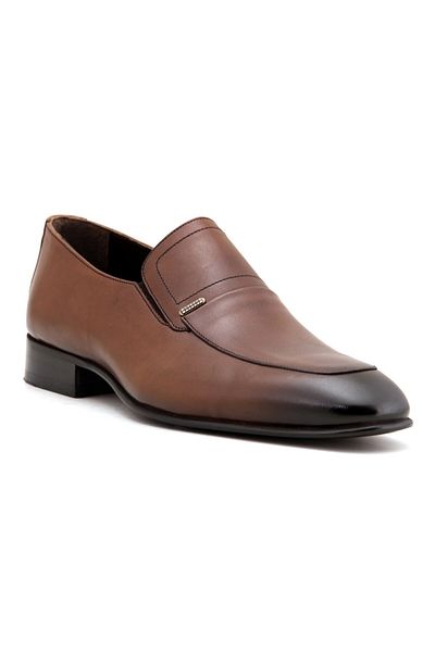 Oskar 2301 Genuine Leather Classic Men's Shoes-Tan