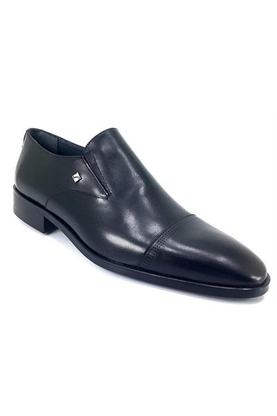 Fosco 2887 Genuine Leather Men's Classic Shoes-black