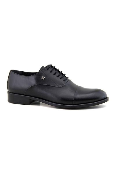Fosco 7102 Genuine Leather Men's Classic Shoes-black