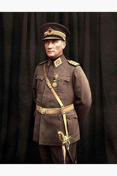 pixartsanat Ataturk Marshal Uniform Pixart Art Diamond Mosaic Painting Diamond Turkey 40*60