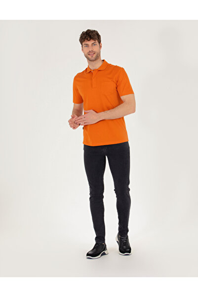 Pierre Cardin Καφέ μπλουζάκι Mercerized Polo Neck Regular Fit 50262668-VR040