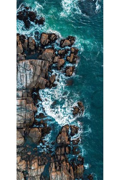 pixartsanat Waves And Rocks Pixart Art Diamond Mosaic Painting Diamond Türkiye 37*69