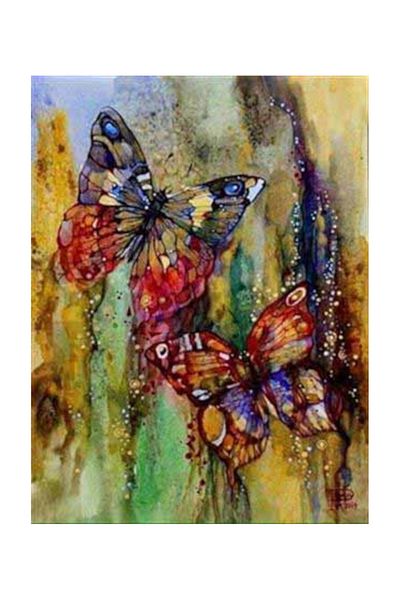 pixartsanat Light Butterflies Pixart Art Diamond Mosaic Painting Daimond Türkiye 50*66