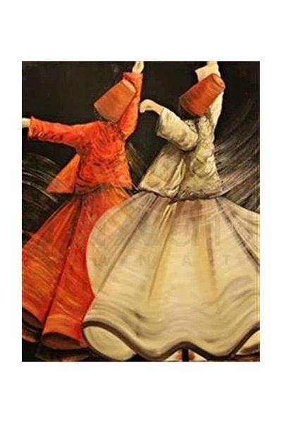 pixartsanat Whirling Dervishes Pixart Art Diamond Mosaic Painting Diamond Turkey 43*56