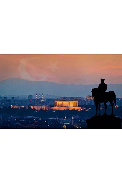 pixartsanat Anıtkabir Atatürk Landscape 50x30 PixArt Art Diamond Mosaic Painting Diamond Turkey