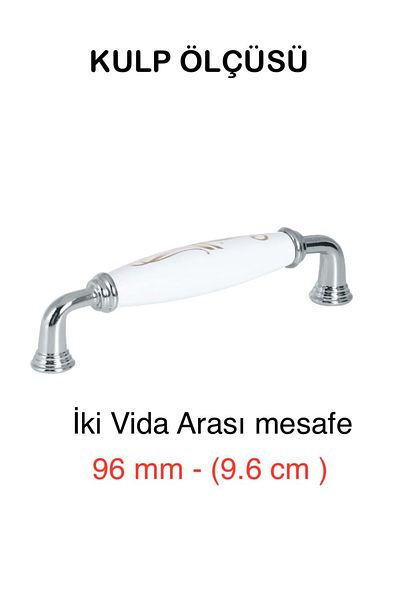 Porcellana Perla Porcelain Metal Handle Kulb Furniture Cabinet Drawer Kitchen Handle Ruby96Mm-Stk0352