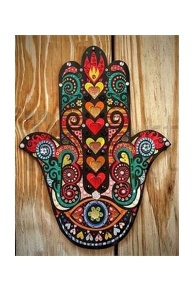 pixartsanat Patterned Fatma Mother's Hand Pixart Art Diamond Mosaic Painting Diamond Türkiye 48*63
