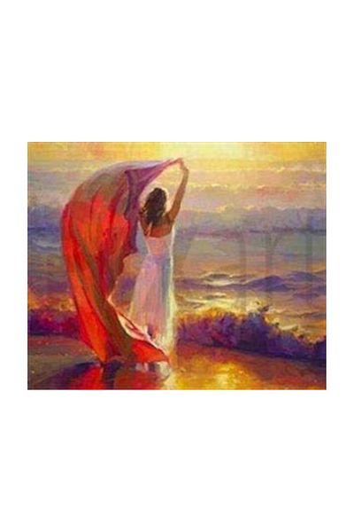 pixartsanat Pixart Art Diamond Mosaic Painting Against the Sea Diamond Türkiye 86*74