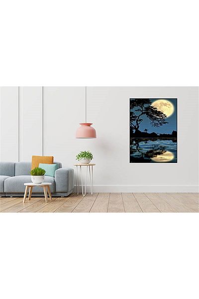 pixartsanat Shadow of the Moon Pixart Art Diamond Mosaic Painting Diamond Turkey 37*69