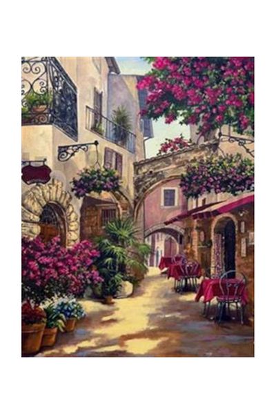 pixartsanat French Streets Pixart Art Diamond Mosaic Painting Diamond Turkey 41*53