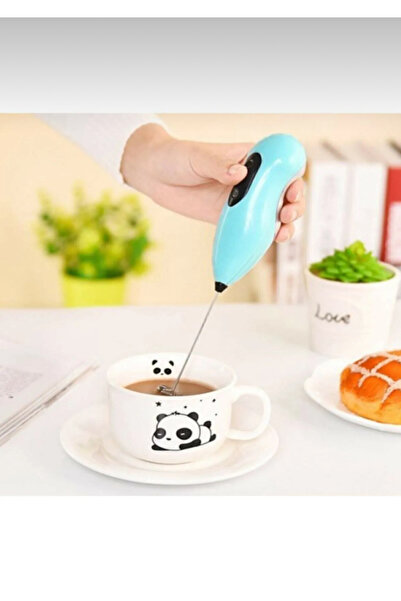 Mi-ÇA HOME Premium Kalite Pratik Pilli Mini Mikser Kahve Ve Süt Köpürtücüsü Y...