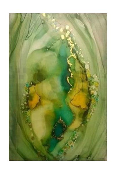 pixartsanat Green Pattern Pixart Art Diamond Mosaic Painting Diamond Turkey 48*71