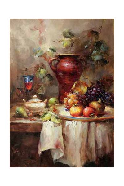pixartsanat Wine Glass And Fruits Pixart Art Diamond Mosaic Painting Diamond Turkey 41*51