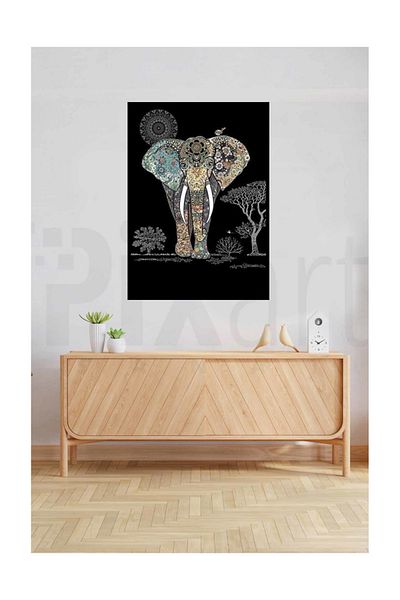pixartsanat Different Universe And Elephant Pixart Art Diamond Mosic Painting Daimond Türkiye 55*78
