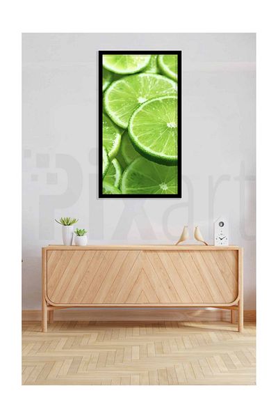 pixartsanat Lime Slices Pixart Art Diamond Mosaic Painting Diamond Turkey 40*60