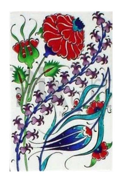 pixartsanat Tulip And Flower Pattern Pixart Art Diamond Mosaic Painting Diamond Türkiye 55*86