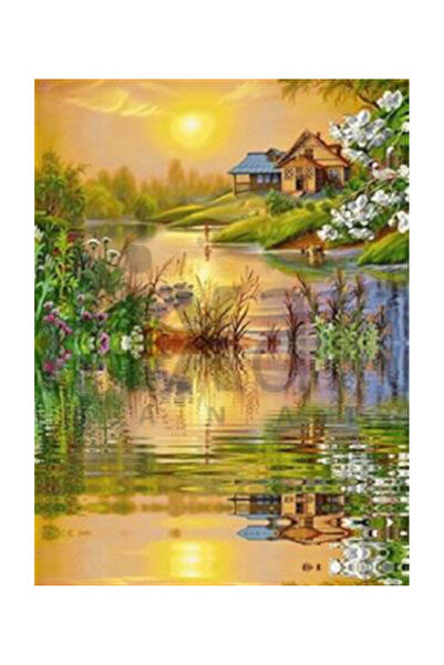 pixartsanat Issız Patika Pixart Sanat Elmas Mozaik Tablo Diamond Türkiye 50*68