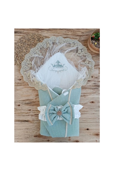 Narnuga MİRAYLİFE قماط بطانية أطفال منسوجة من تريلوكس لحديثي الولادة