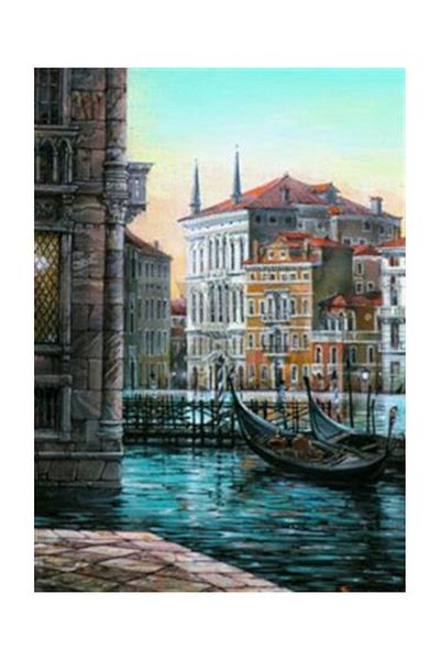 pixartsanat Gondolas in Venice Pixart Art Diamond Mosaic Painting Diamond Turkey 43*61