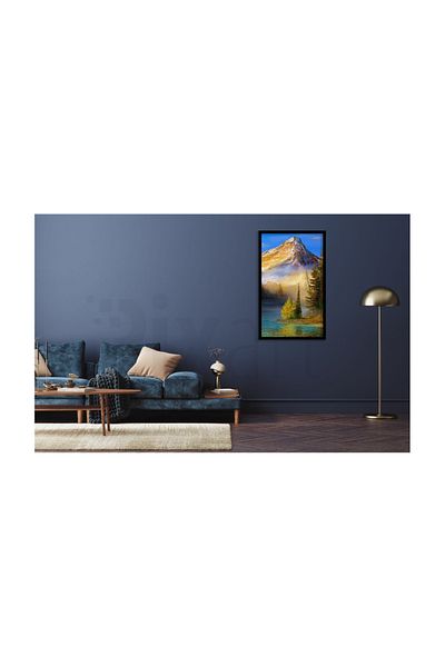 pixartsanat Snowy Mountain Scenery Pixart Art Diamond Mosaic Painting Diamond Turkey 40*60