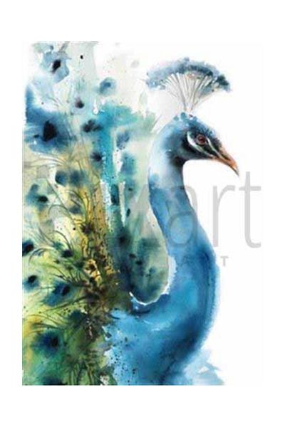 pixartsanat Blue Peacock Pixart Art Diamond Mosic Painting Daimond Turkey 48*68
