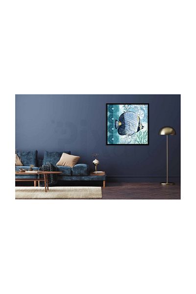 pixartsanat Little Fish Pixart Art Diamond Mosaic Painting Diamond Turkey 55*55