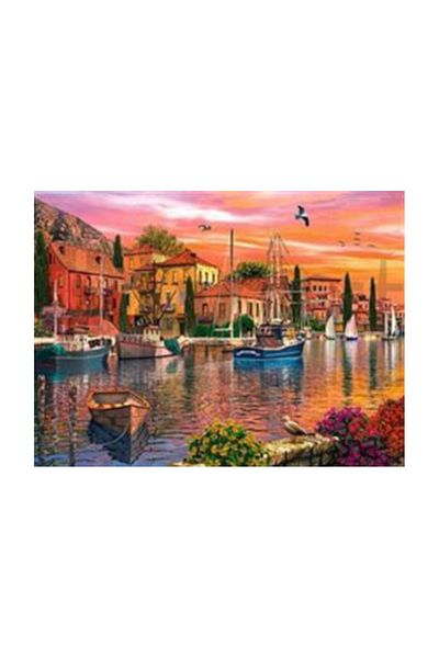 pixartsanat Beach Town Pixart Art Diamond Mosaic Painting Diamond Turkey 69*51